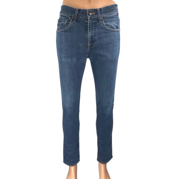 7 For All Mankind Paxtyr Men's Blue Foolproof Mid Rise Skinny Denim Jeans Sz 29 - Picture 1 of 5